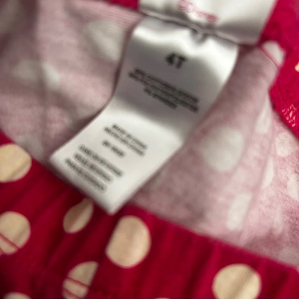 Adorable Pink Minnie Mouse pink polka dots and grey leggings bundle